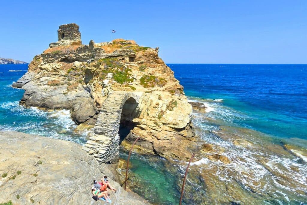 Andros Castle Andros Chora Greece