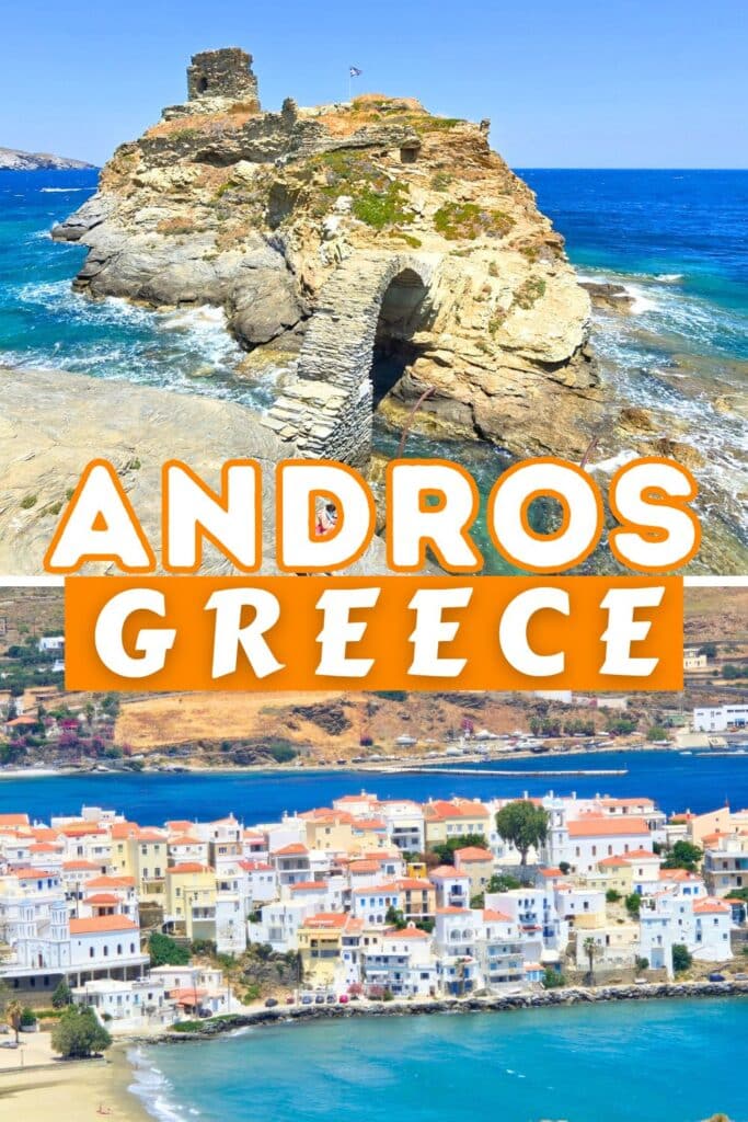 Andros Greece Old Town Fortress