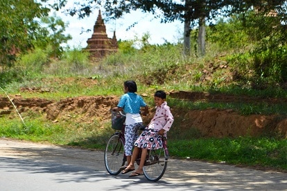 Children Bagan Myanmar