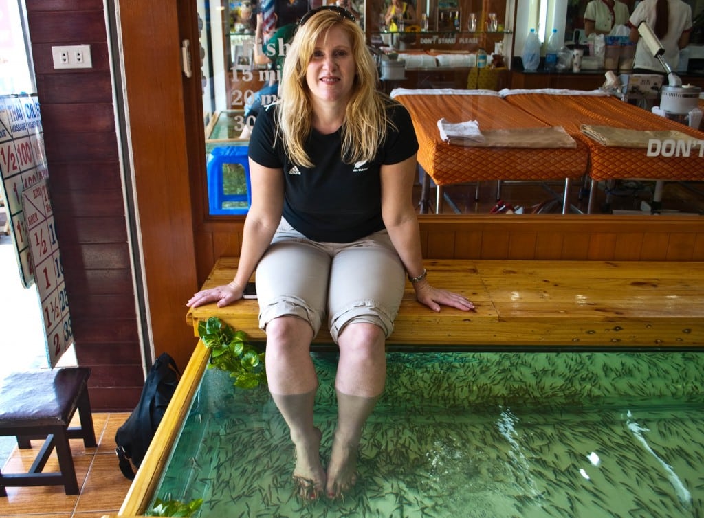 Fish spa Bangkok Thailand