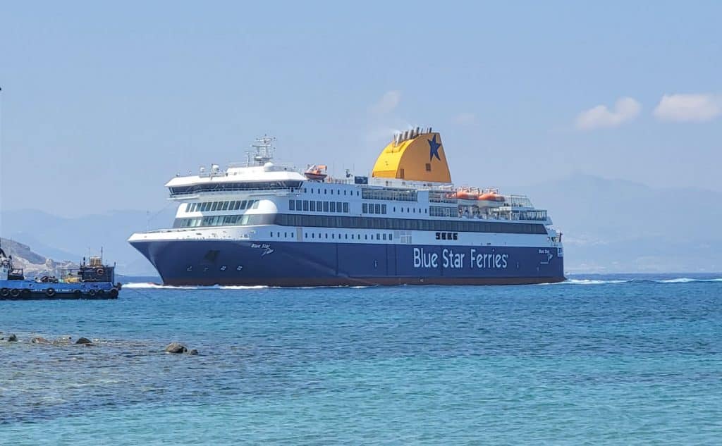 Blue Star Delos Ferry Athens Paros