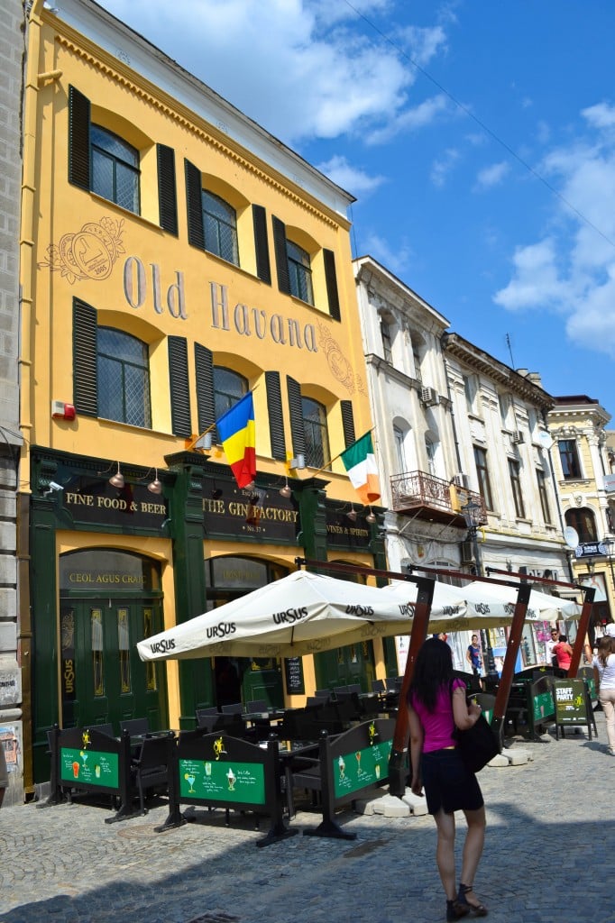 Old Town Bucharest Romania