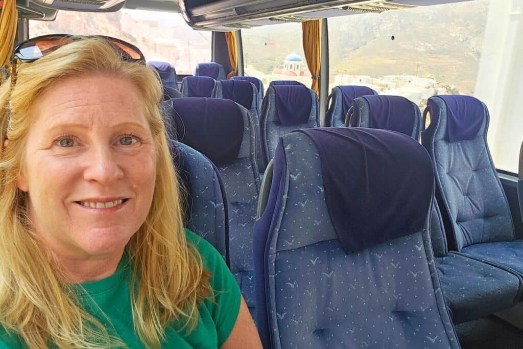 Bus Ride Serifos Greece