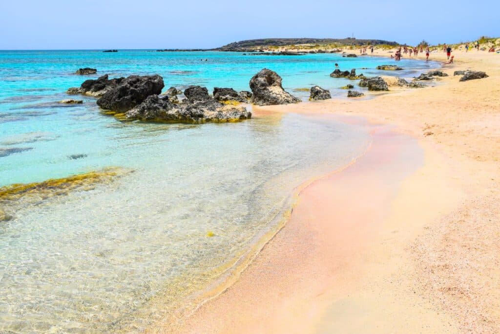 Crete Greece Pink Sand Beaches Europe Travel