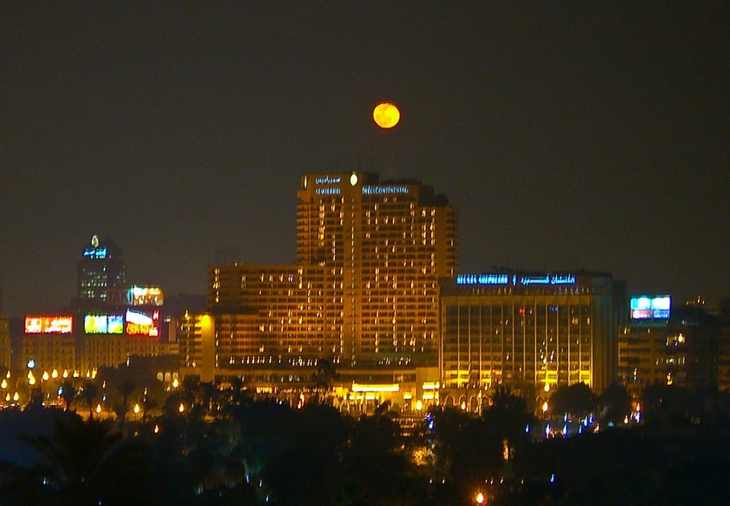Moon Cairo Egypt