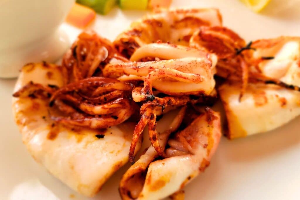 Grilled Calamari Greece Foods