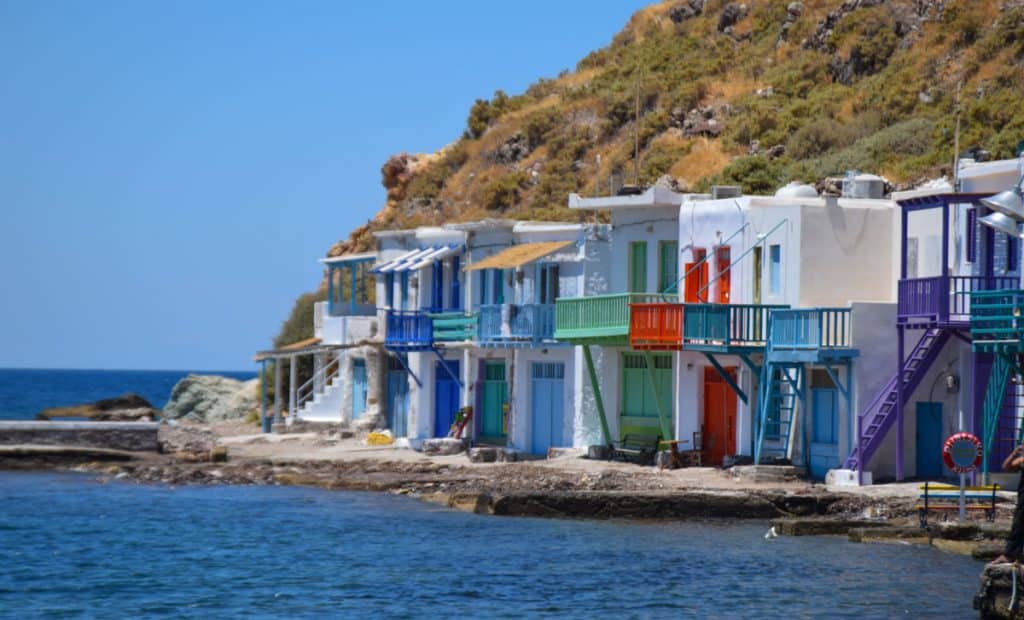 Klima fishing village Milos Greek Islands
