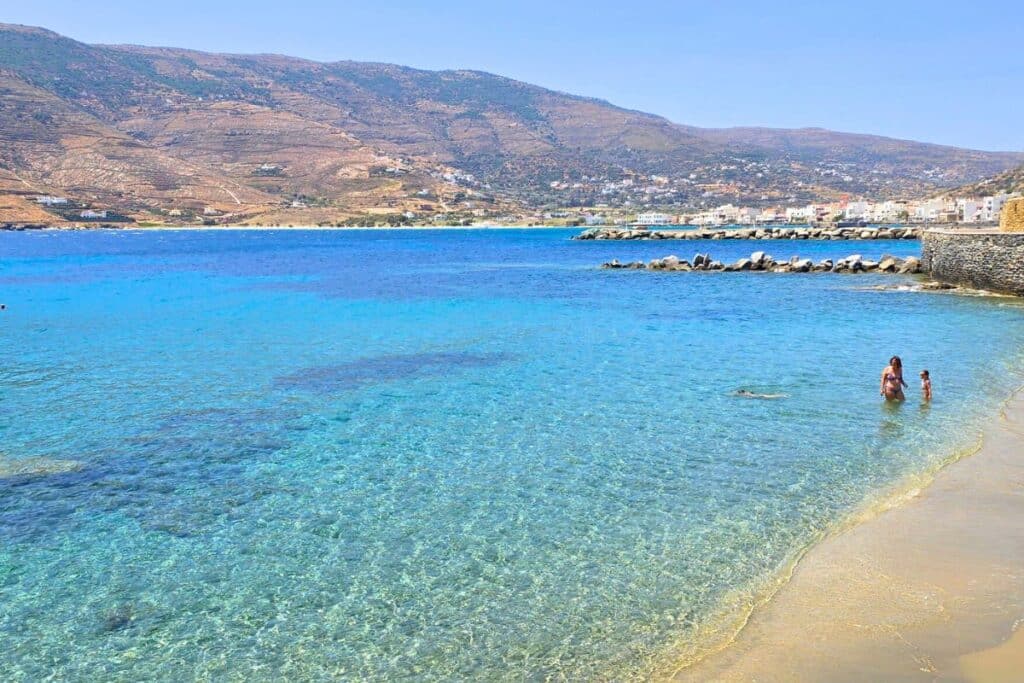 Korthi Beach Andros Greek Islands