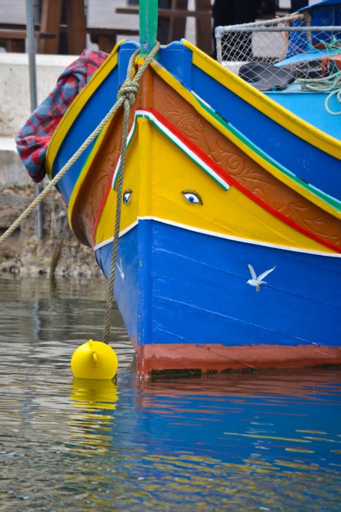 Luzzu boats Malta