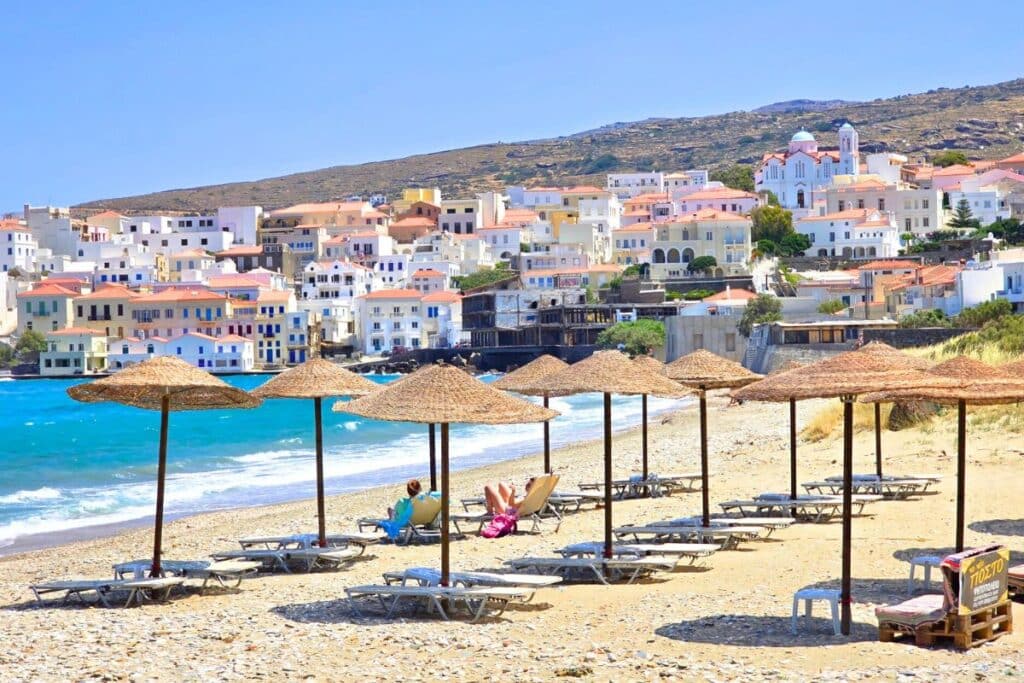 Neimporio Beach Andros Greece