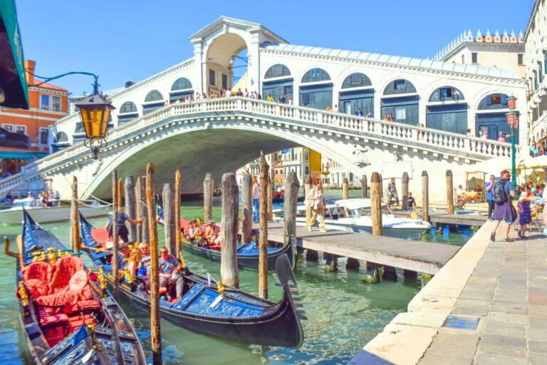 Honeymoon Romance in Venice Italy: A Gondola Ride on the Grand Canal