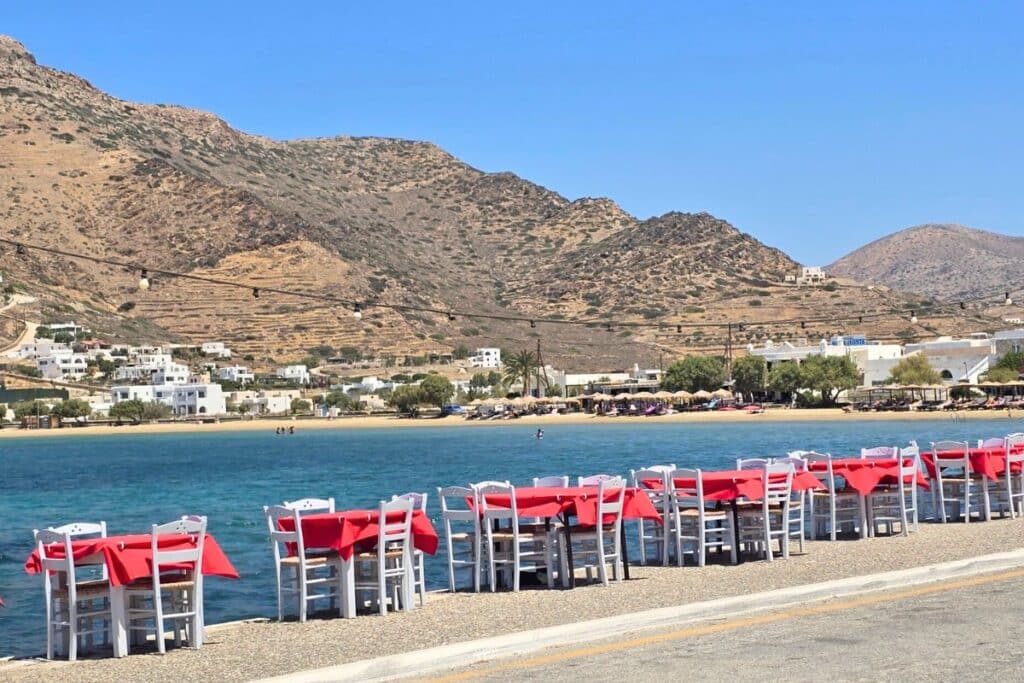 Seaside Dining in Gialos Ios Greece