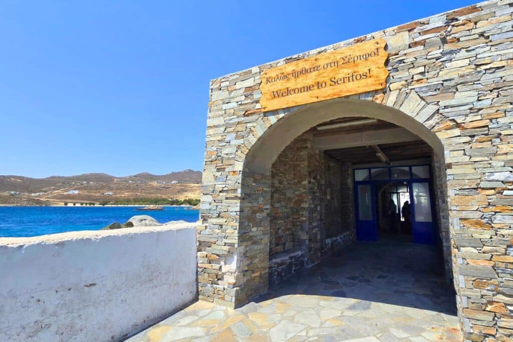 Serifos Ferry Port Greek Islands