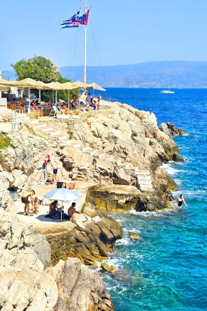 Spilia Beach Bar Hydra Greek Islands