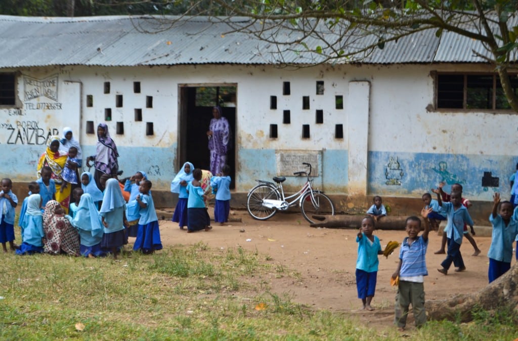 School children Zanzibar